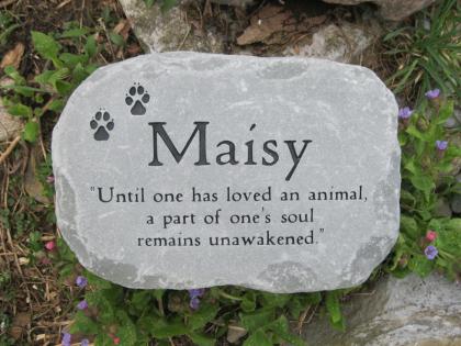 Exhart Dog Memorial Marker 11.75 in. x 11.75 in. x 0.875 in. Dog